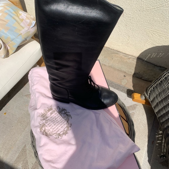 Black Leather Riding Boots Juicy Couture Women’s Size 9
Equestrian Lace Up Tall - Picture 12 of 16